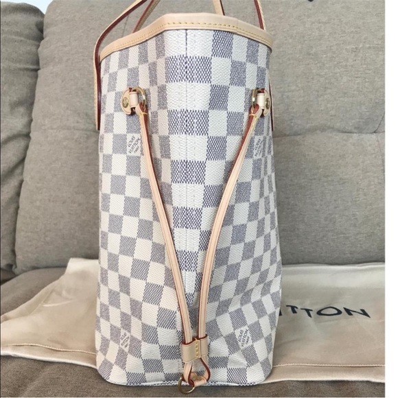 Authentic NEW Louis Vuitton neverfull MM azur ballerina - Picture 4 of 8